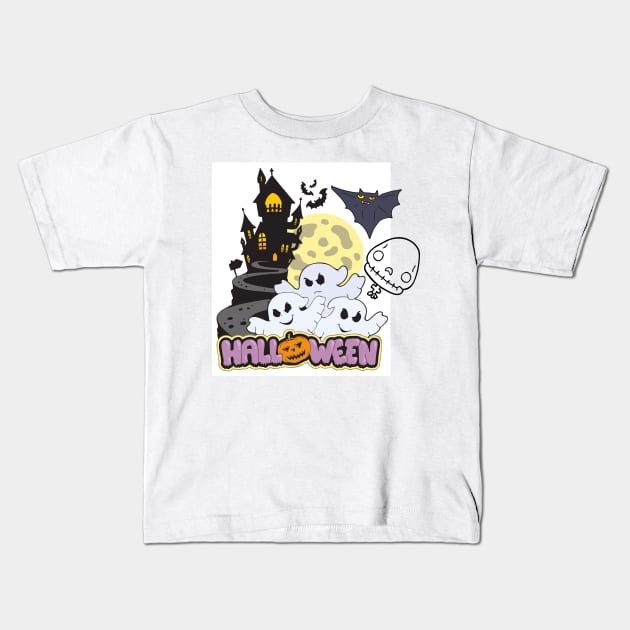 Happy halloween day 2020 Kids T-Shirt by MeKong